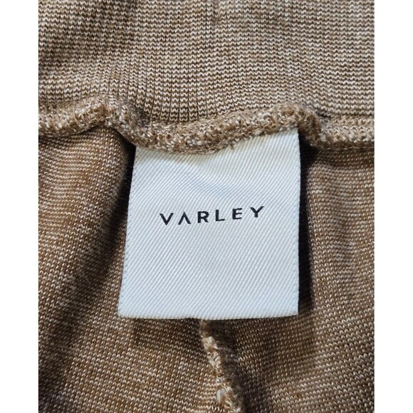 Varley Amberley Ribbed Jogger Sweatpants Tan Khaki Size Medium - Picture 3 of 6